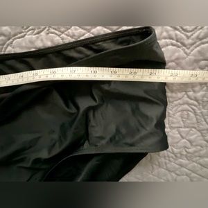 Solid black plus size swim suite bottom size 3x